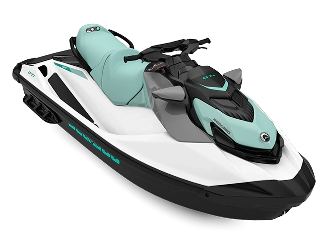 2026 Sea-Doo GTI GTI Bright White / Neo Mint 130 hp alt