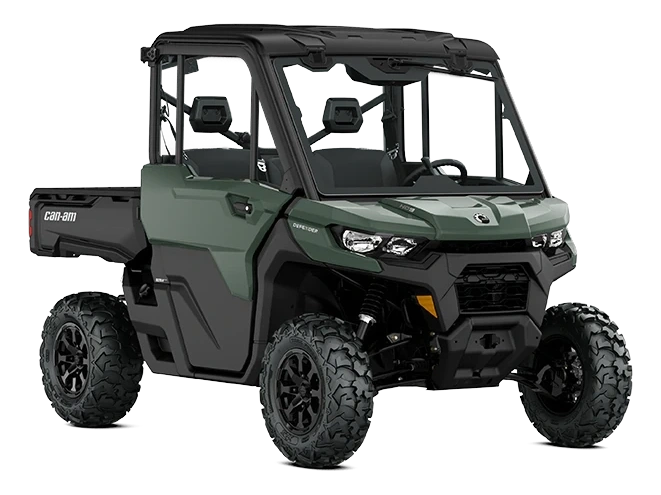 2026 Can-Am Defender Defender DPS CAB Compass Green HD9 alt