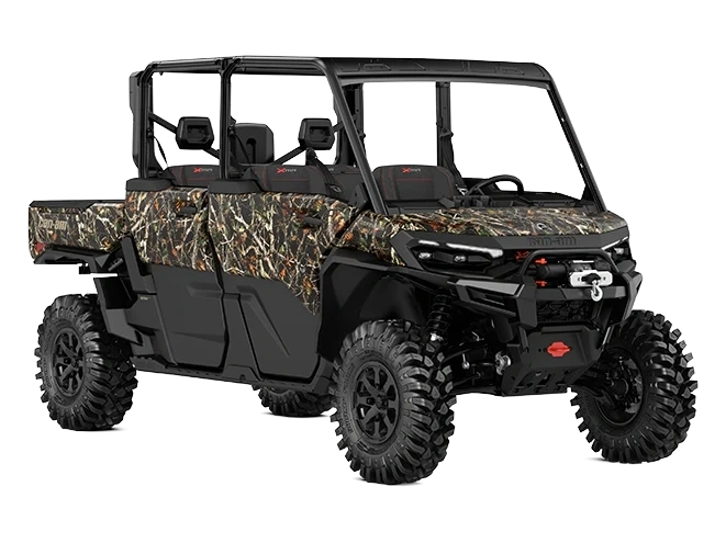 2026 Can-Am Defender HD11 Defender MAX X mr with half-doors Dark Wildland Camo HD11 alt