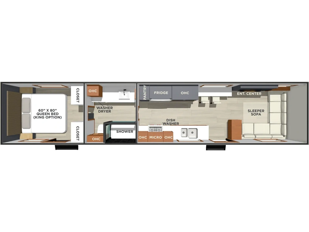 Forest River Lost Pines Lost Pines SEQUOIA Floorplan 2025 alt