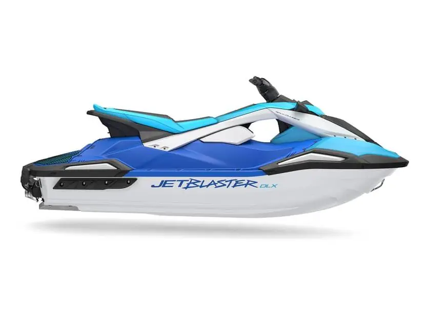 2026 Yamaha JetBlaster DLX 3-UP Azure Blue/White