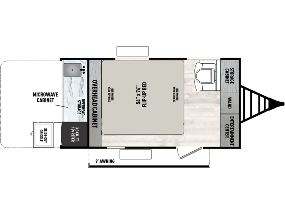 2025 Forest River Viking ROK Viking ROK 13000ROK Floorplan alt