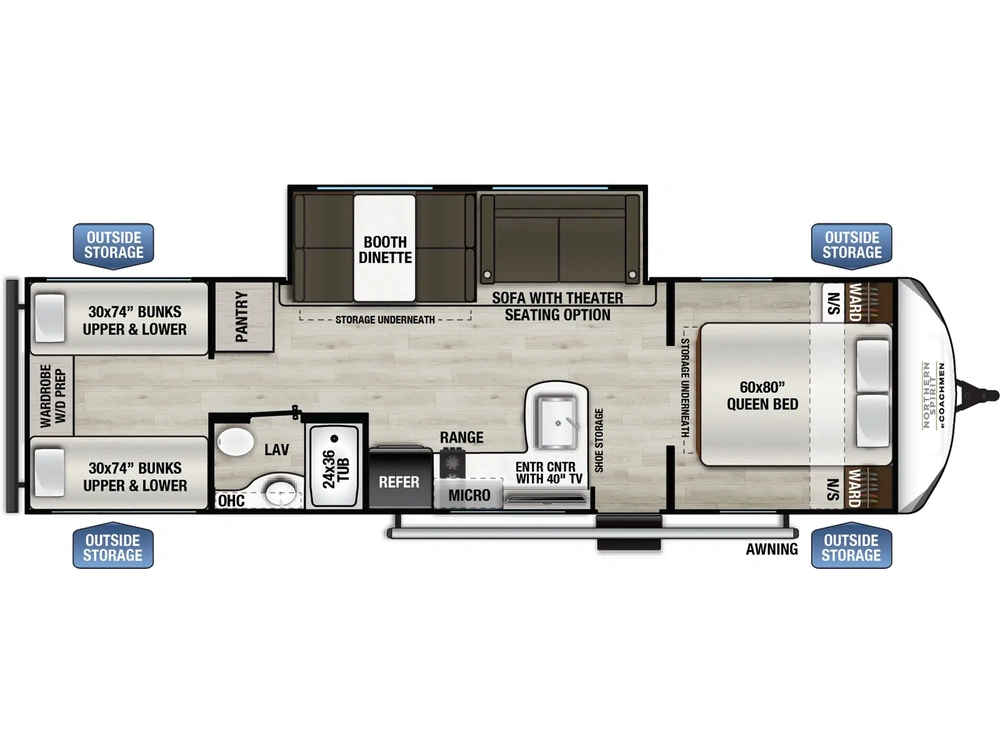 2025 Coachmen Northern Spirit SE Northern Spirit SE 26BH alt