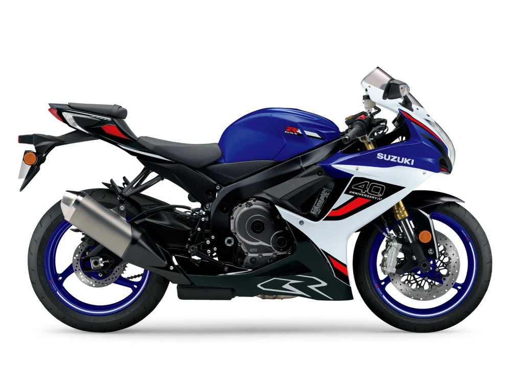 Suzuki GSX-R750 GSX-R750 Bleu Perle Brilliant / Blanc Techno Nacré 2026 alt