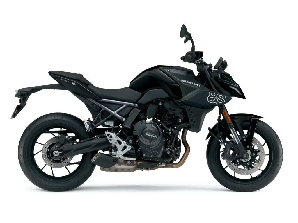 2026 Suzuki GSX-8S Glass Sparkle Black / Metallic Mat Black No.2