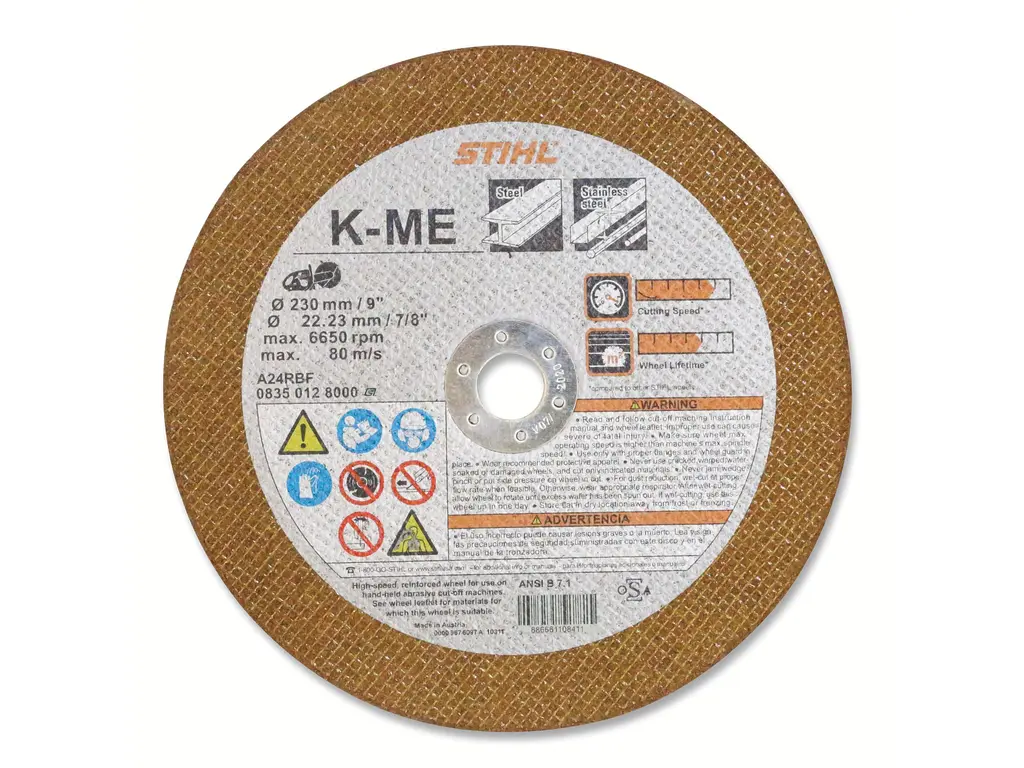 2025 Stihl Abrasive Cutting Wheel – Steel