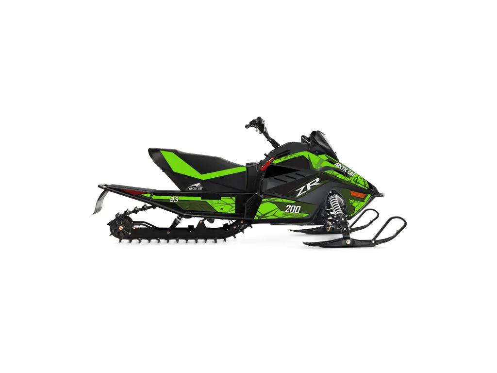 2026 Arctic Cat ZR 200 200, 4-Stroke Black/Medium Green
