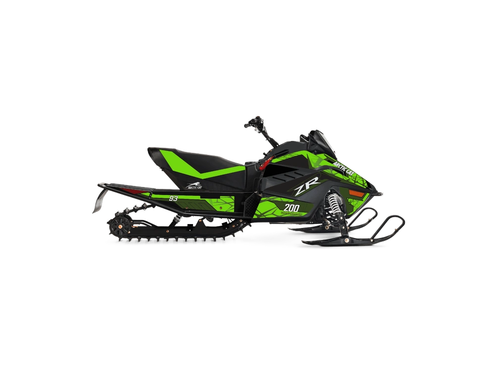 2026 Arctic Cat ZR 200 ZR 200 Black/Medium Green 200, 4-Stroke alt
