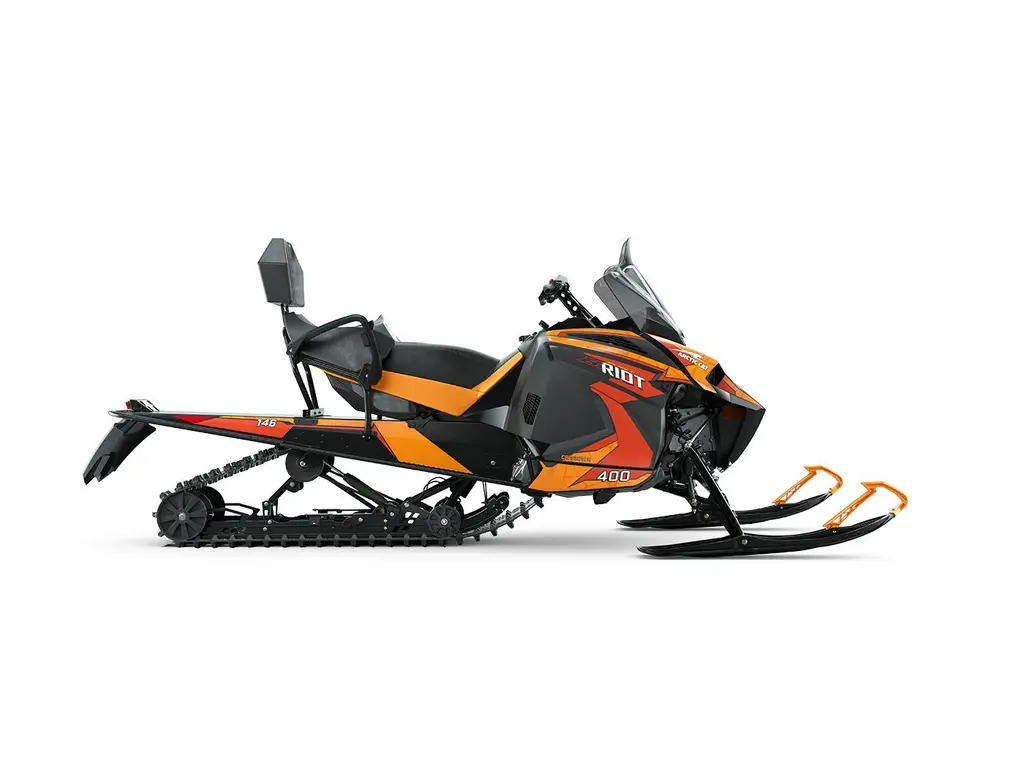Arctic Cat Riot 400 Touring 400, 2-Stroke Black/Orange Sorbet 2026