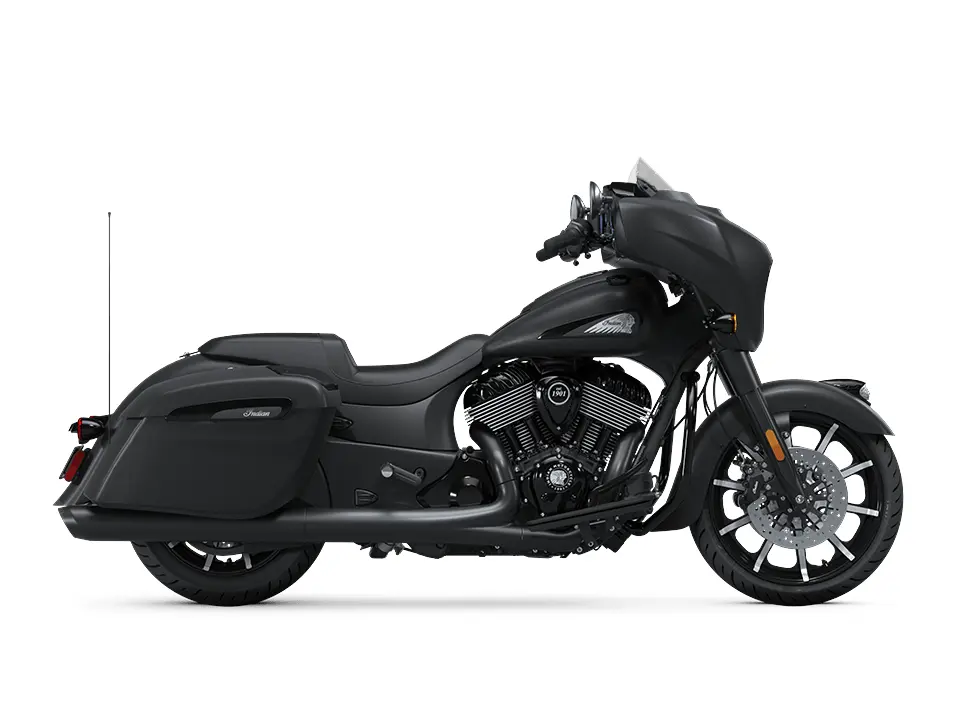 2025 Indian Motorcycle Chieftain PowerPlus Dark Horse with Powerband Audio Package Black Smoke