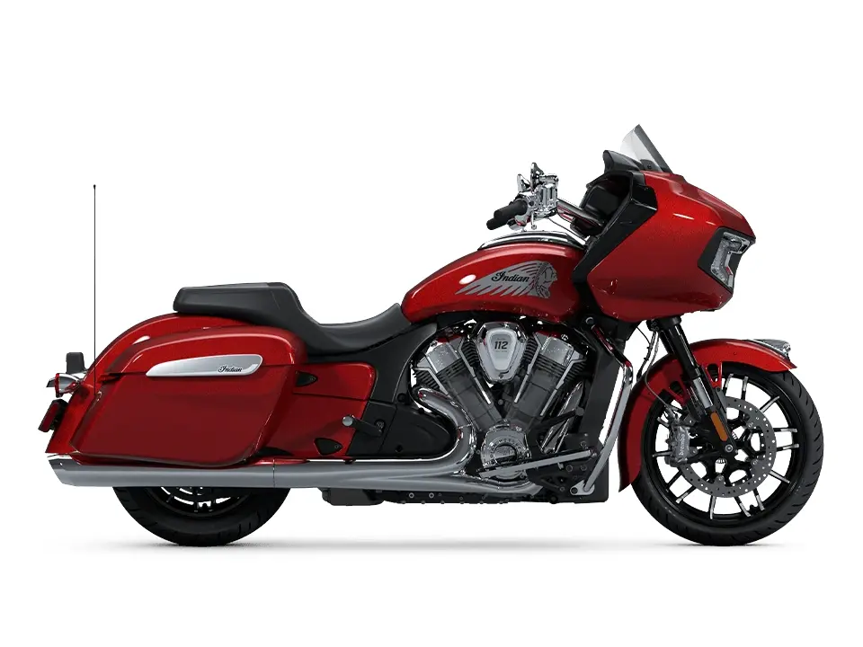 2025 Indian Motorcycle Indian Challenger Limited with 112 Sunset Red Metallic