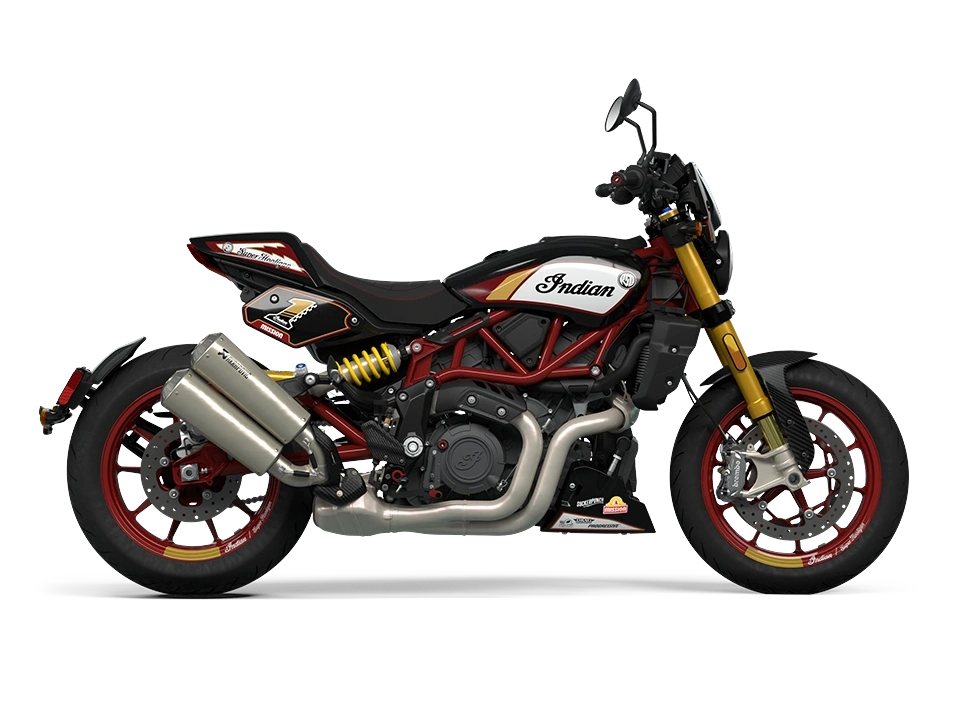 2025 Indian Motorcycle FTR x RSD Super Hooligan FTR x RSD Super Hooligan Black Metallic with Super Hooligan Graphics alt