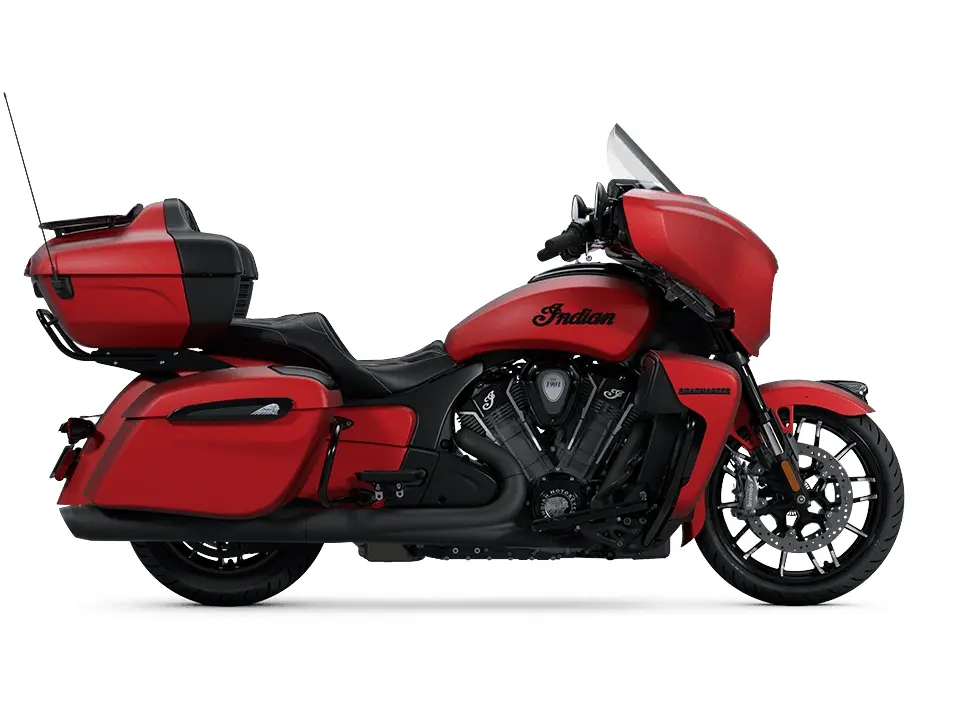 Indian Motorcycle Roadmaster PowerPlus Dark Horse avec Ensemble audio Powerband Sunset Red Smoke 2025