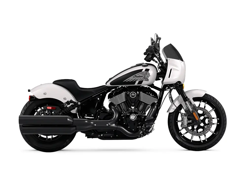 2025 Indian Motorcycle Sport Chief Ghost White Metallic Smoke