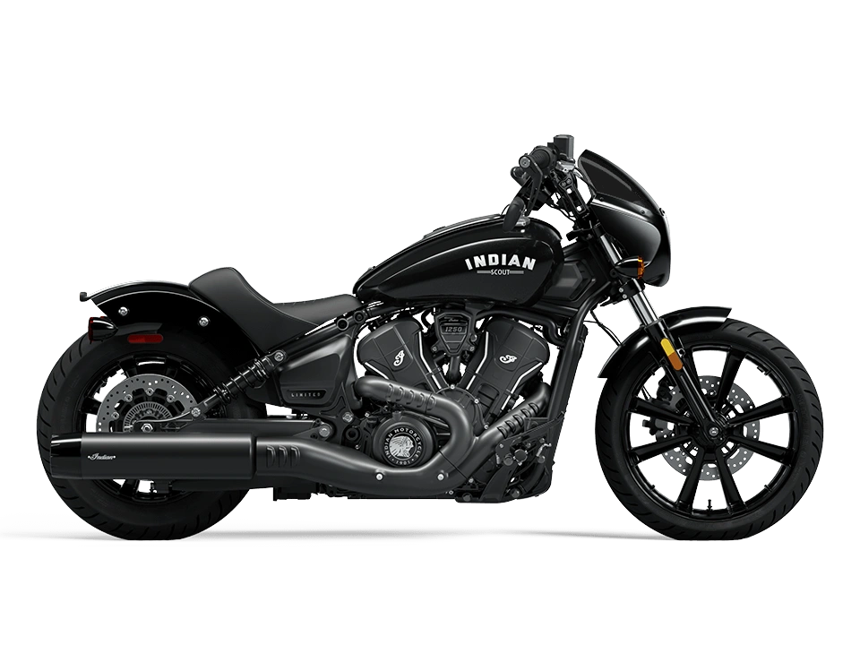 Indian Motorcycle Sport Scout Sport Scout Limited +Tech Black Metallic 2025 alt