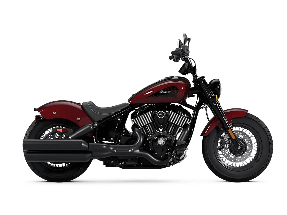 2025 Indian Motorcycle Chief Bobber Dark Horse Maroon Metallic