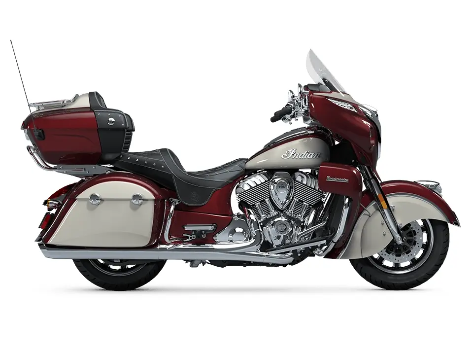 2025 Indian Motorcycle Roadmaster Maroon Metallic/Silver Quartz Metallic