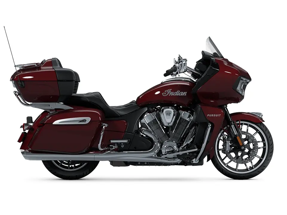 2025 Indian Motorcycle Indian Pursuit Limited with 112 Maroon Metallic