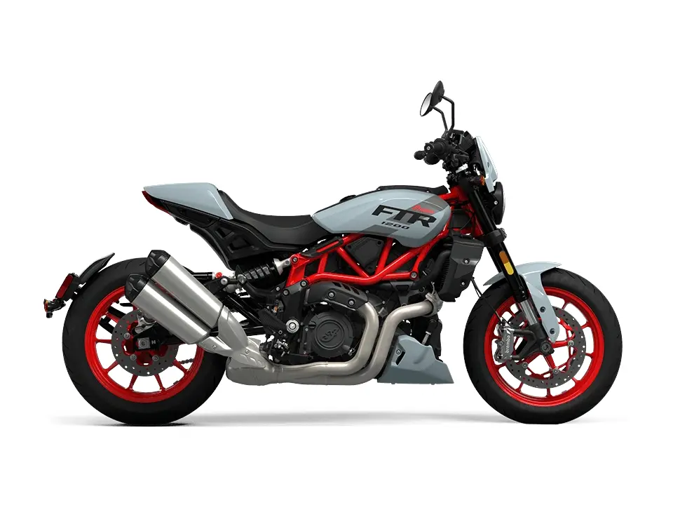 2025 Indian Motorcycle FTR Sport Storm Gray / Red