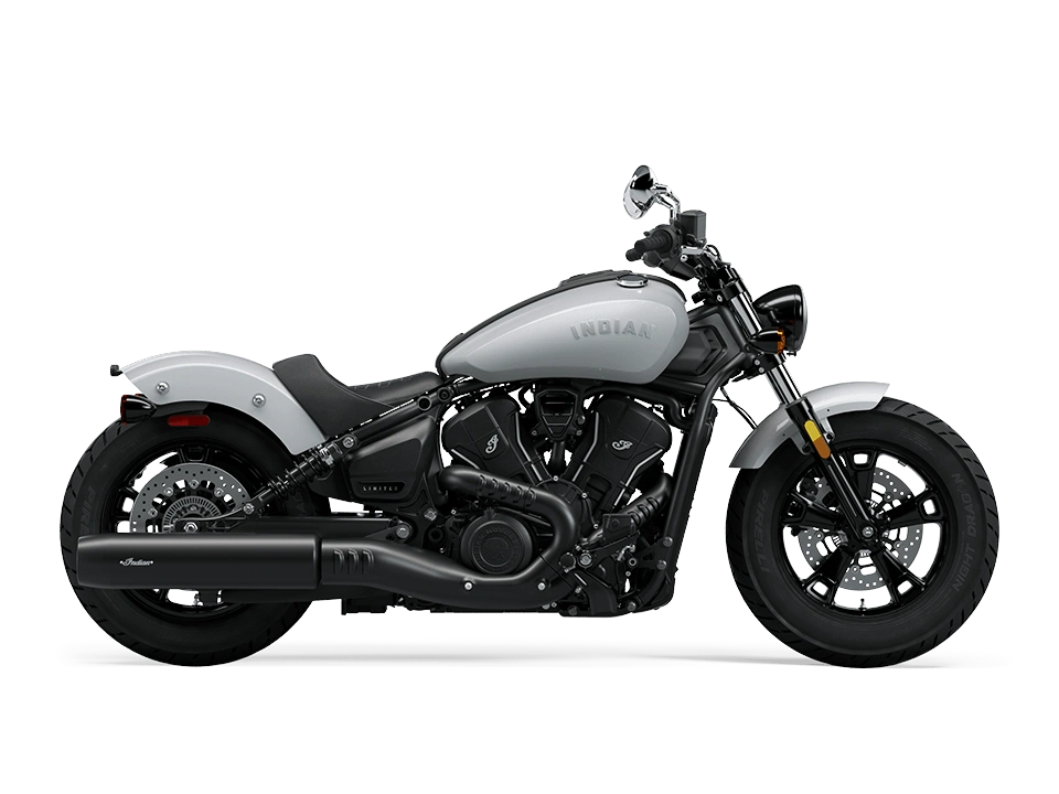 Indian Motorcycle Scout Sixty Bobber Scout Sixty Bobber Limited Ghost White Metallic Smoke 2025 alt