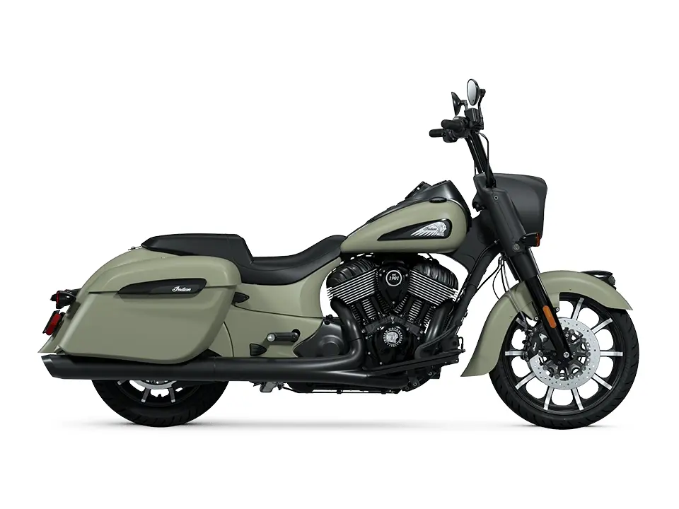 2025 Indian Motorcycle Indian Springfield Dark Horse Moss Green Smoke