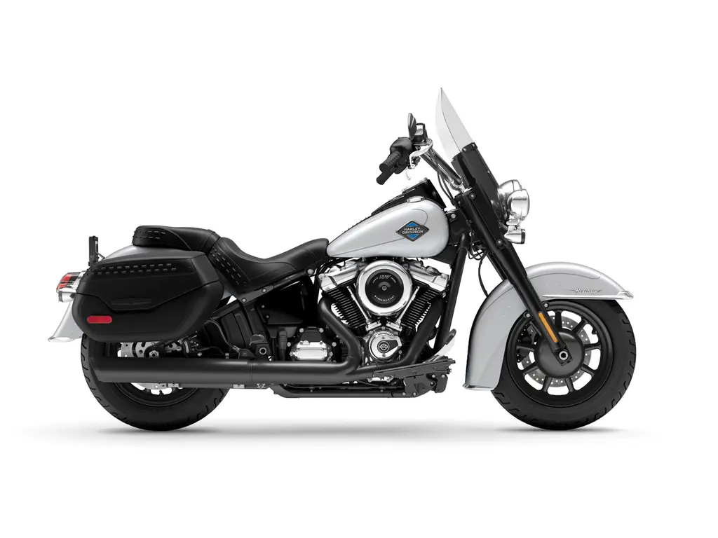Harley-Davidson Heritage Classic Onyx blanc perlé (Roues Cast) 2025