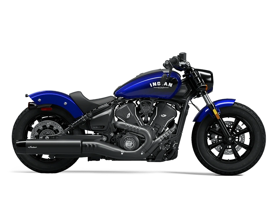Indian Motorcycle Scout Bobber Scout Bobber Limited +Tech Spirit Blue Metallic 2025 alt