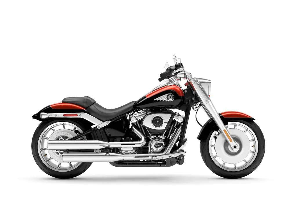 2025 Harley-Davidson Fat Boy® Whiskey Fire/Vivid Black