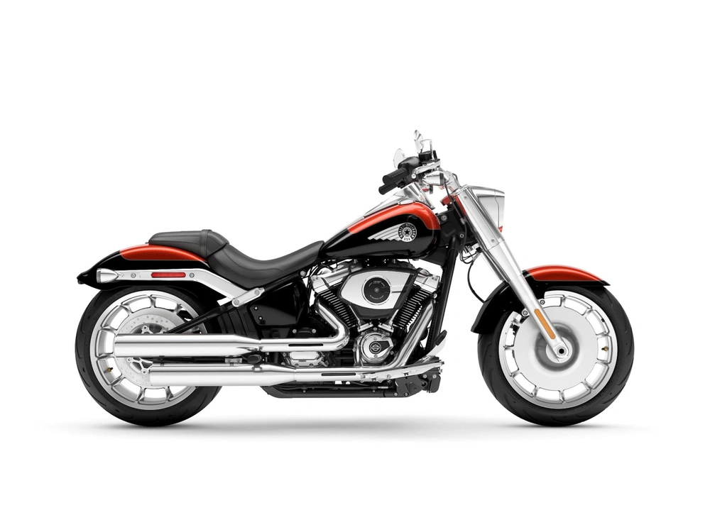 2025 Harley-Davidson Fat Boy® Fat Boy® Whiskey Fire/Vivid Black alt