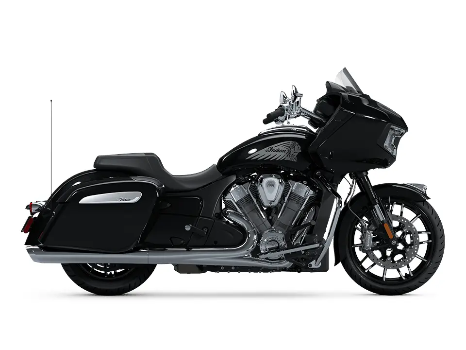 2025 Indian Motorcycle Indian Challenger Limited with Powerband Audio Package Black Metallic