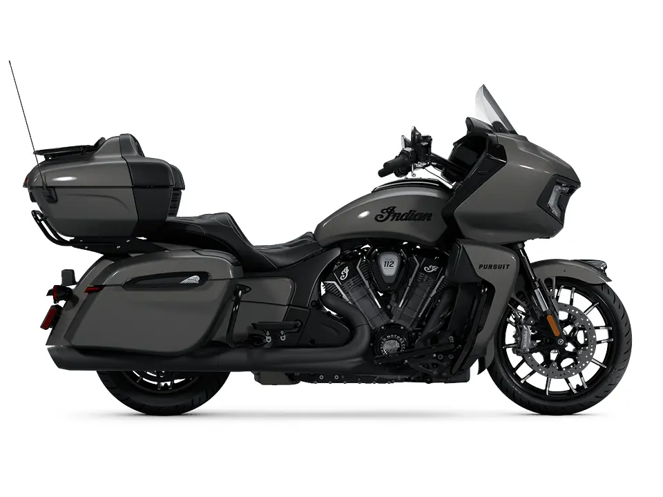 2025 Indian Motorcycle Indian Pursuit Dark Horse with 112 and Powerband Audio Package Heavy Metal