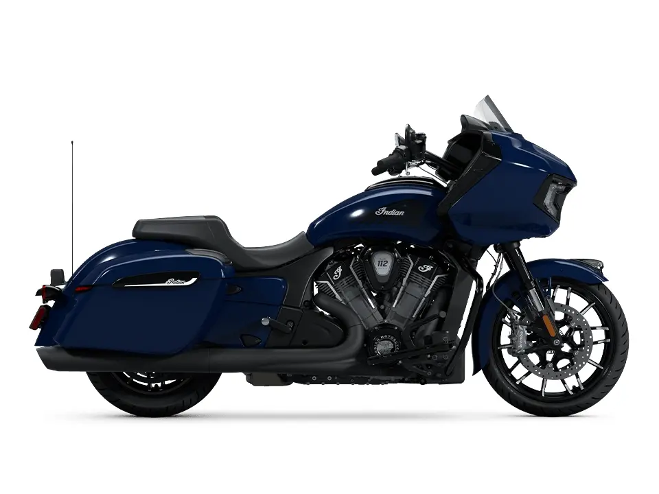 Indian Motorcycle Indian Challenger Dark Horse avec 112 et Ensemble audio Powerband Springfield Blue 2025