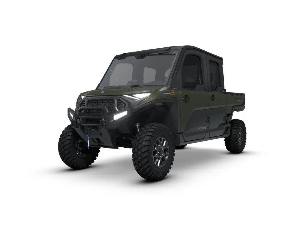 2026 Polaris RANGER CREW XD 1500 Mountaineer Edition Treeline Green Metallic
