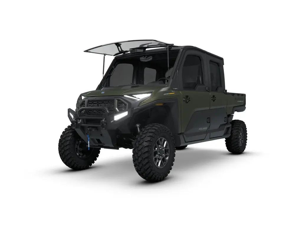 2026 Polaris RANGER CREW XD 1500 Mountaineer Edition Treeline Green Metallic