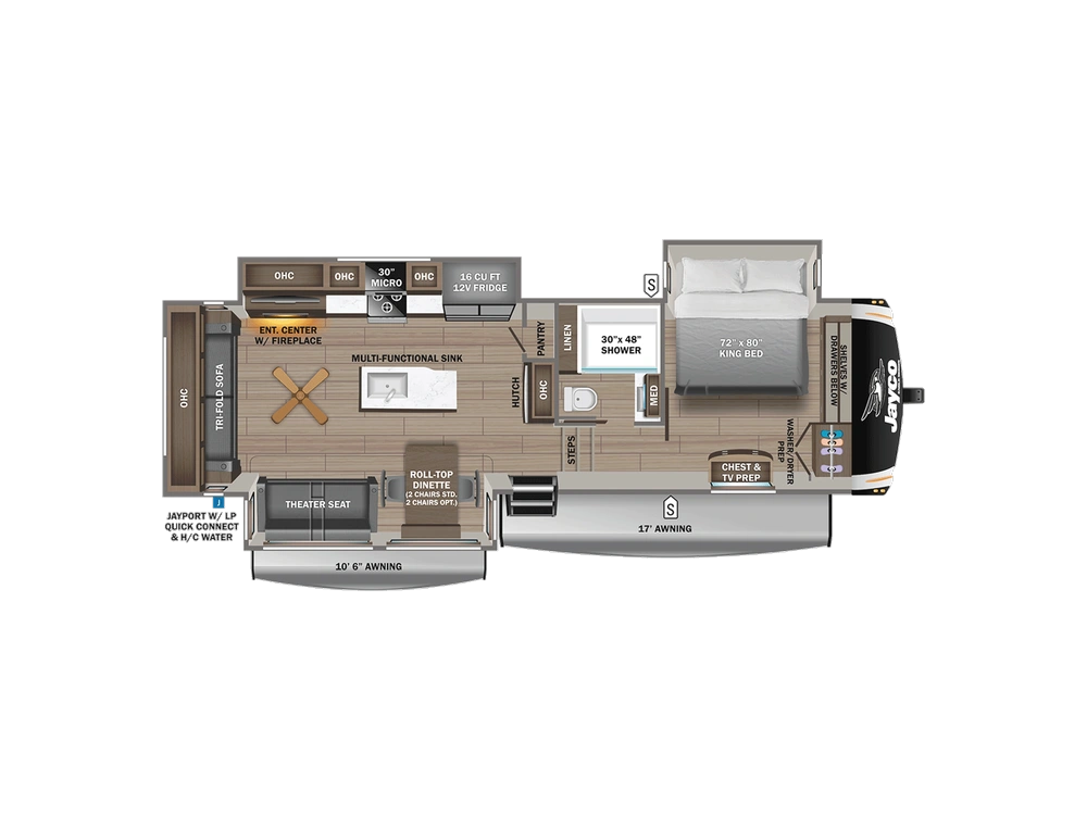 Jayco Eagle Fifth Wheels Eagle Fifth Wheels 321RSTS 2026 alt