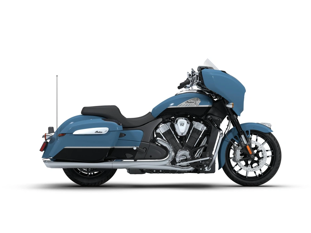 2026 Indian Motorcycle Chieftain PowerPlus Limited Chieftain PowerPlus Limited with 112 and PowerBand Audio Package Stom Blue with Black Metallic alt