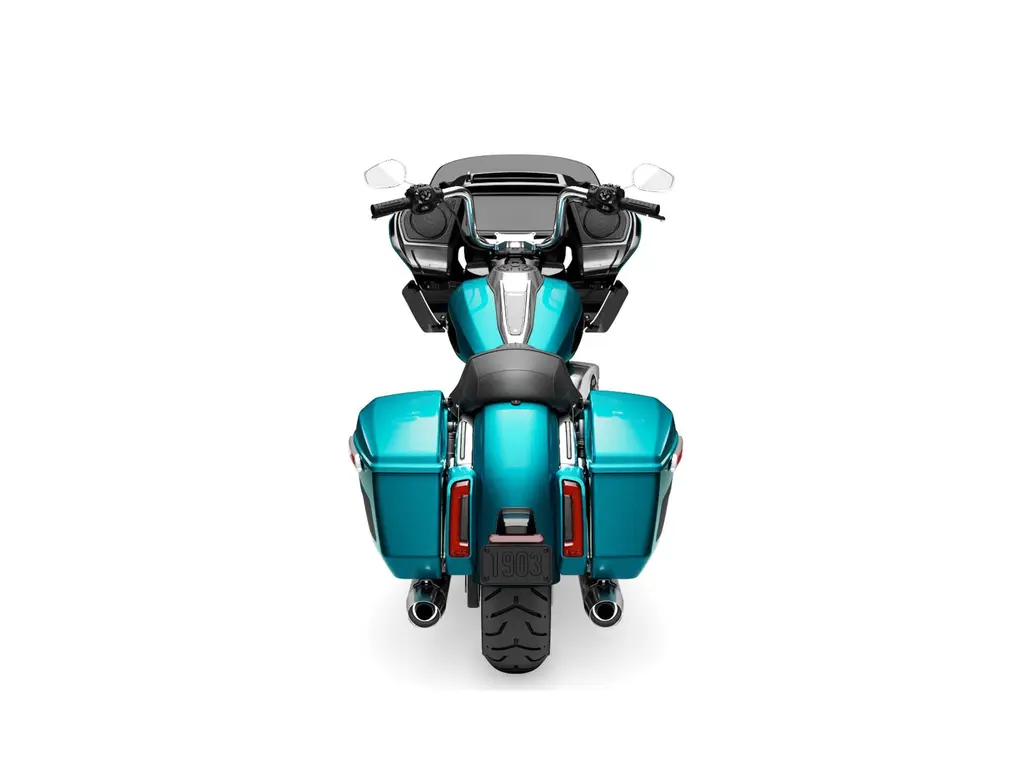 2026 Harley-Davidson Road Glide® Two-Up Teal Thunder/Vivid Black (Chrome Trim)