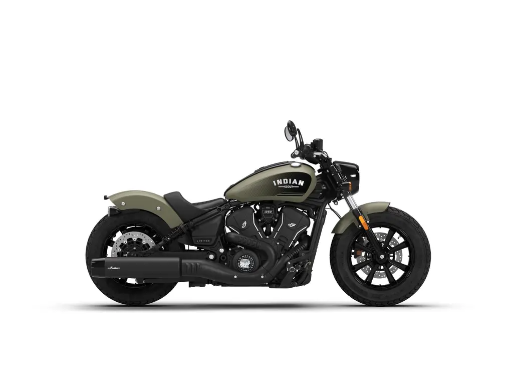 Indian Motorcycle Scout Bobber Limited +Tech Moss Green Smoke 2026