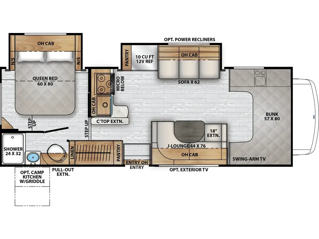 2026 Coachmen Freelander 26DS - Ford E-450