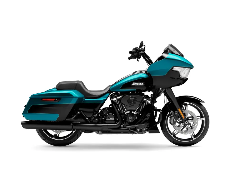 2026 Harley-Davidson Road Glide® Teal Thunder/Vivid Black (Black Finish)