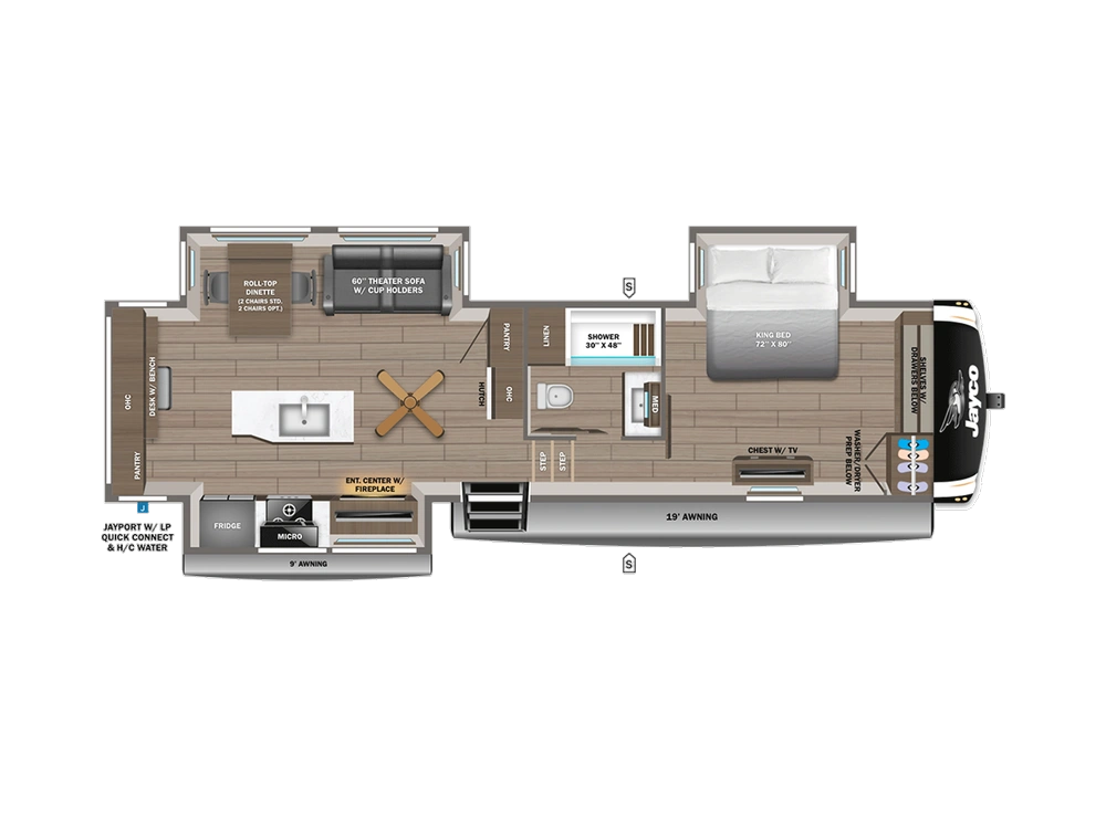 2026 Jayco Eagle Fifth Wheels Eagle Fifth Wheels 325MKTS alt