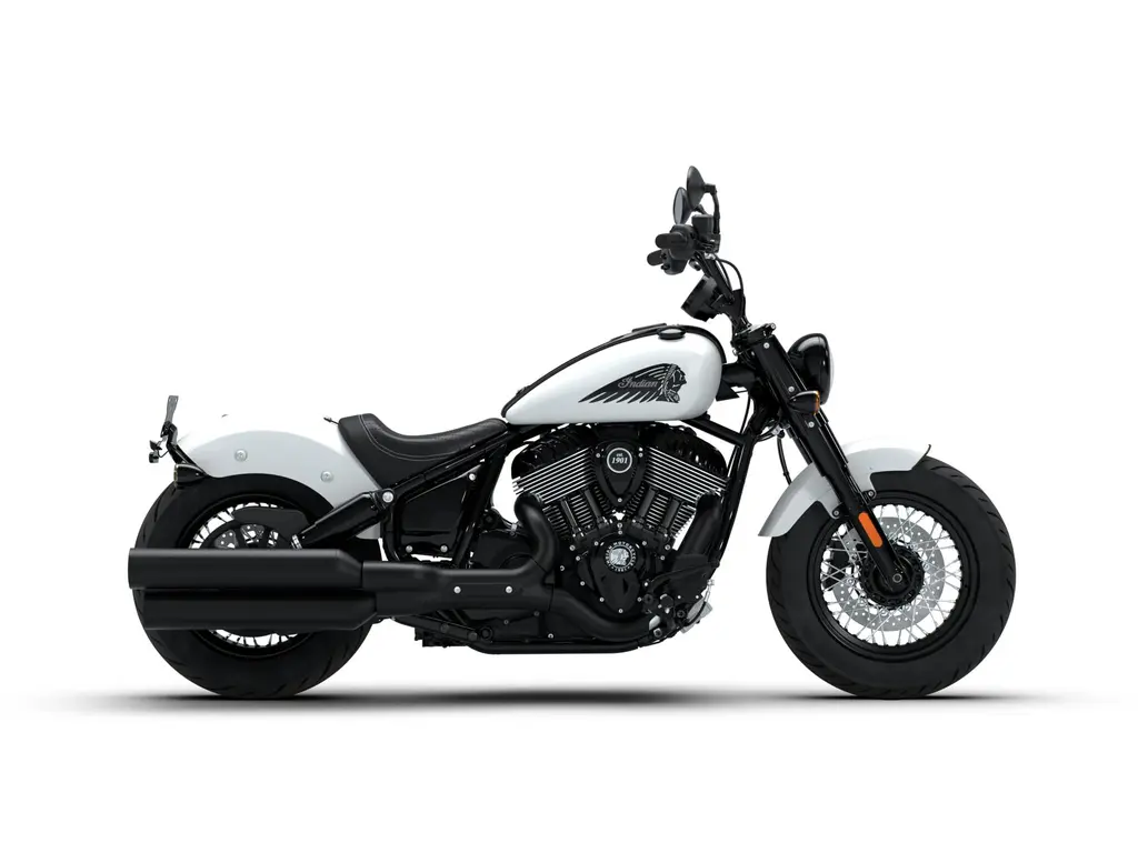 2026 Indian Motorcycle Chief Bobber Dark Horse Ghost White Metallic Smoke