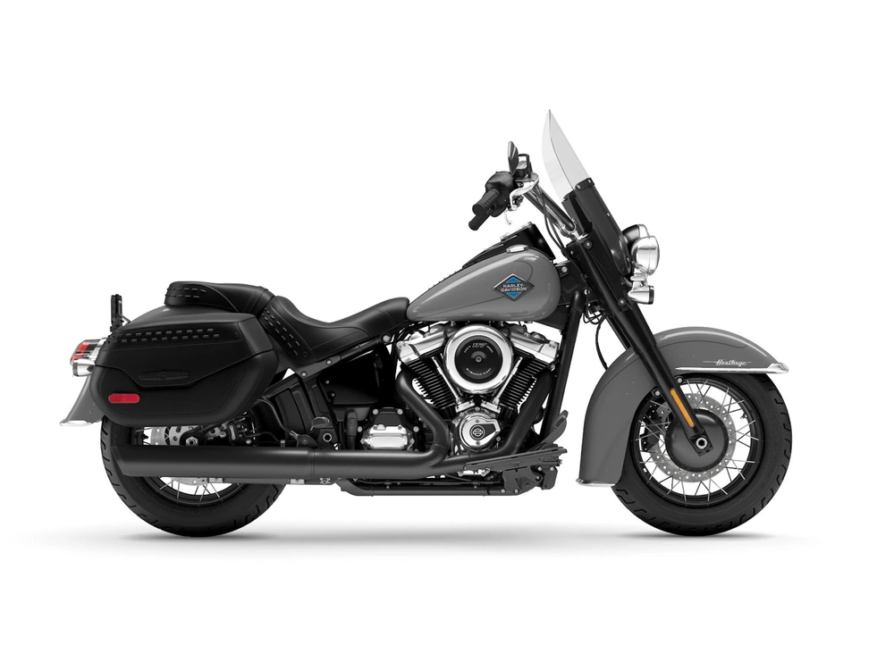 2026 Harley-Davidson Heritage Classic Heritage Classic Two-Up Dark Billiard Gray Black (Laced Wheels) alt