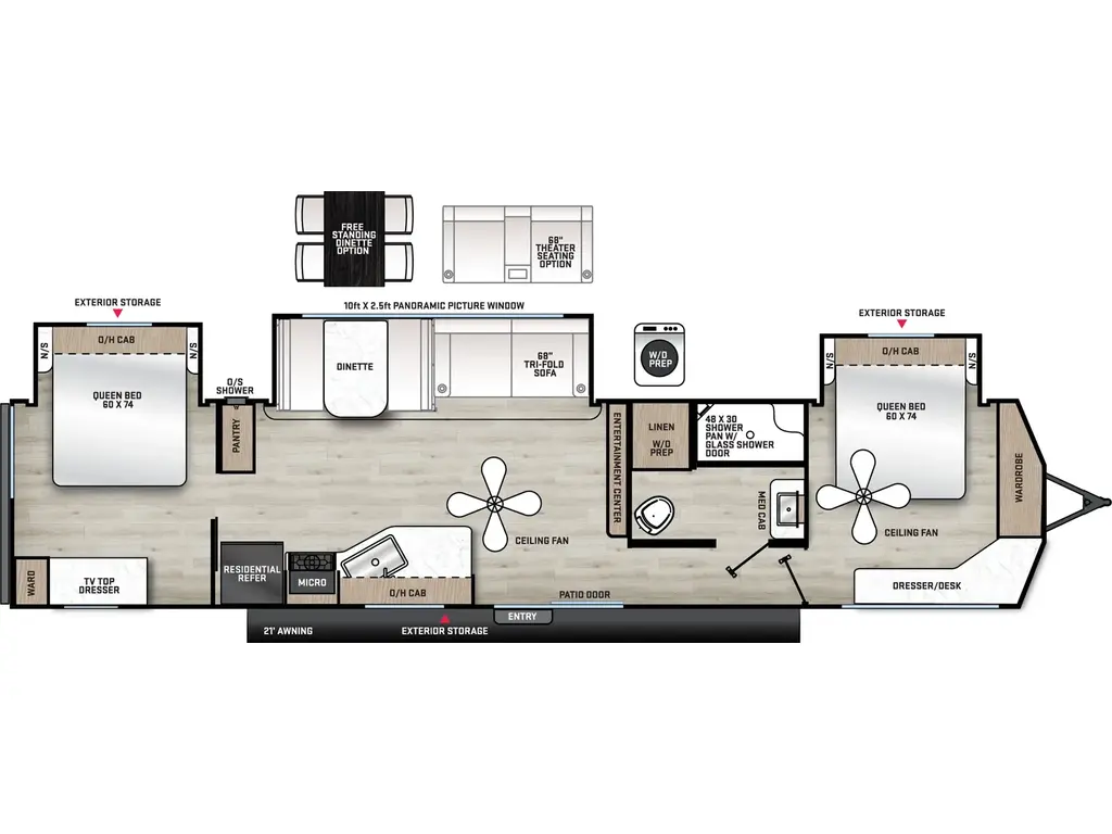 2026 Coachmen Catalina Destination Series 40BHTS2Q