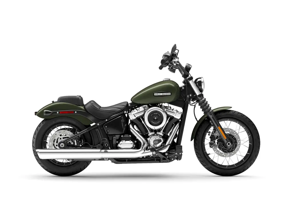 Harley-Davidson Street Bob® Two-Up Olive Steel Metallic (Laced Wheels) 2026