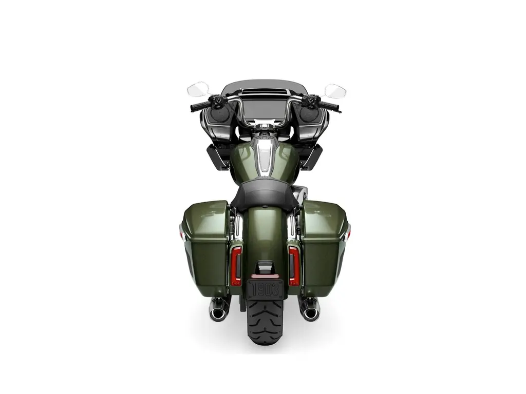 2026 Harley-Davidson Road Glide® Two-Up Olive Steel Metallic/Vivid Black (Chrome Trim)