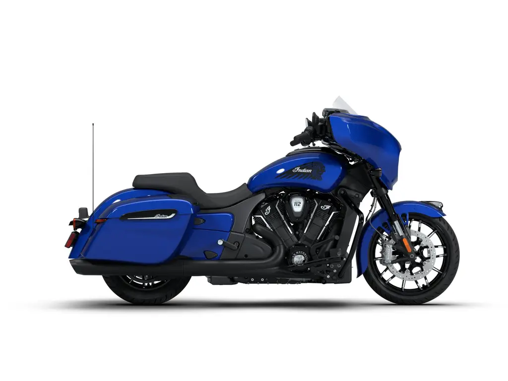 2026 Indian Motorcycle Chieftain PowerPlus Dark Horse with 112 and PowerBand Audio Package Deep Blue Metallic