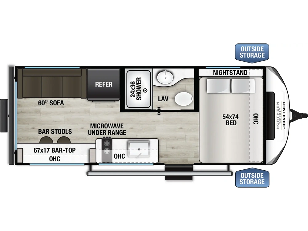 Coachmen Northern Spirit Bijou Northern Spirit Bijou 15RLB 2026 alt