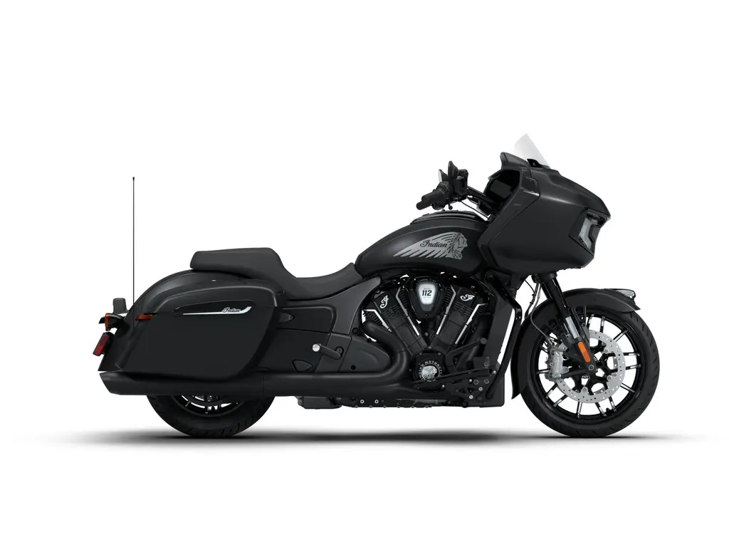 2026 Indian Motorcycle Indian Challenger Dark Horse with 112 and PowerBand Audio Package Black Smoke