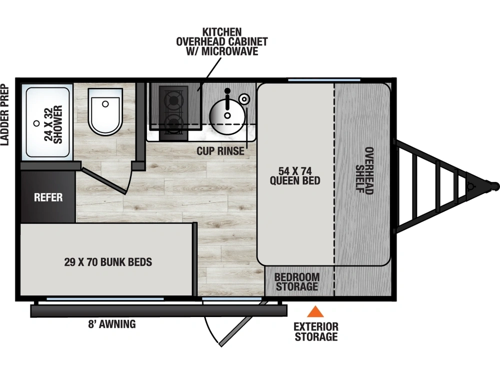 Forest River Viking Travel Trailers Viking Travel Trailers 12BH 2026 alt